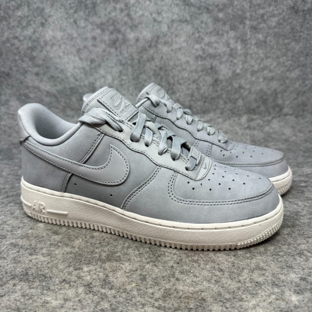 Nike Air Force 1 Premium 'Wolf Grey' Womens Shoe Size 8 Low Sneakers Leather‎